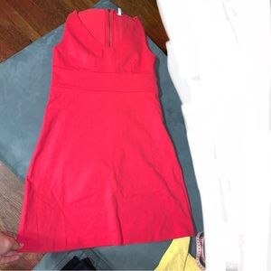 J crew red dress